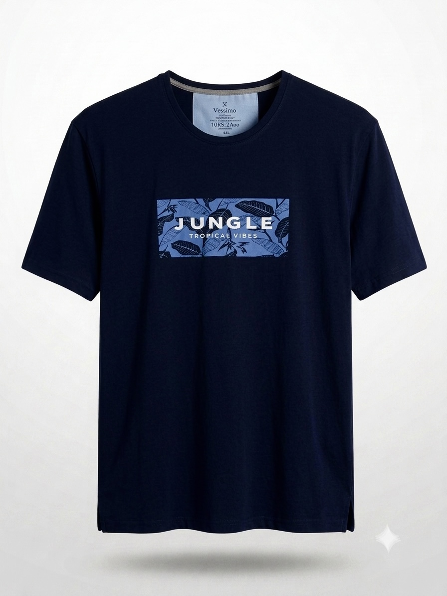 Büyük Beden Erkek Baskılı T-Shirt