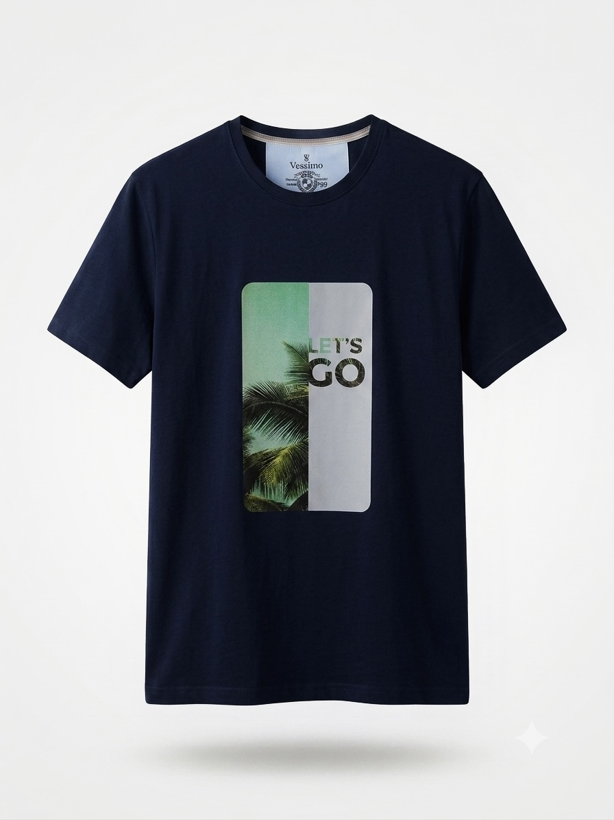Büyük Beden Erkek Baskılı T-Shirt