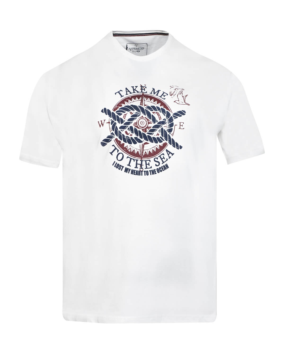 Büyük Beden Erkek Baskılı T-Shirt