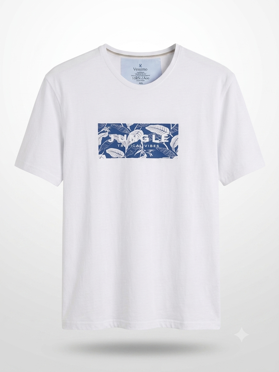Büyük Beden Erkek Baskılı T-Shirt