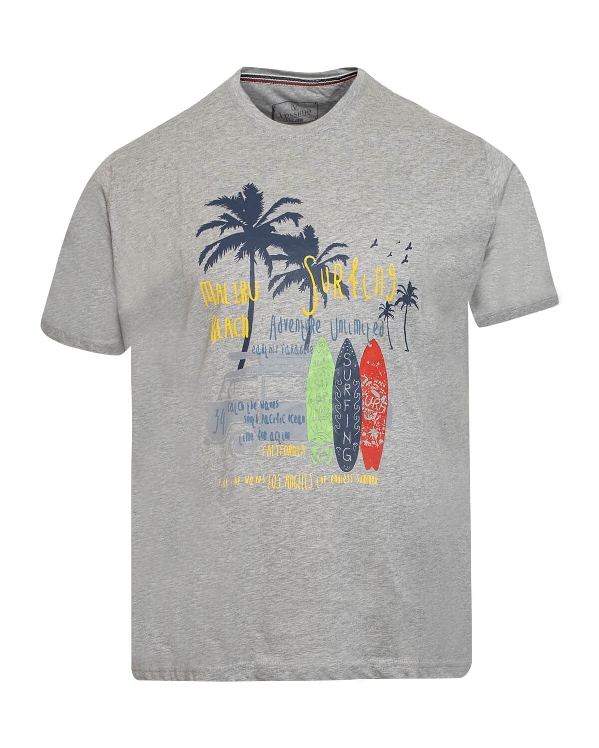 Büyük Beden Erkek Baskılı T-Shirt
