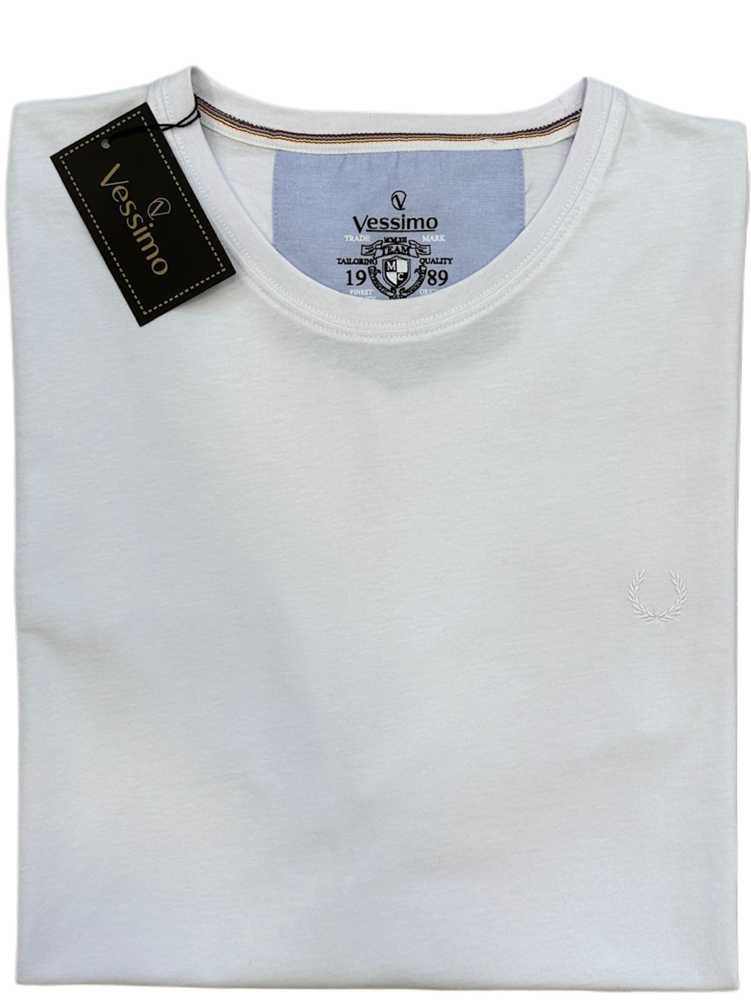 Büyük Beden Erkek Beyaz Basic T-Shirt