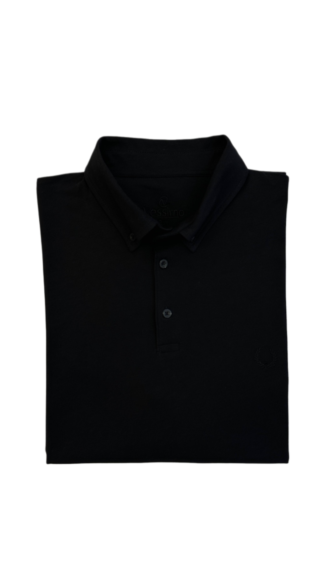 Büyük Beden Erkek Polo Yaka T-Shirt Siyah