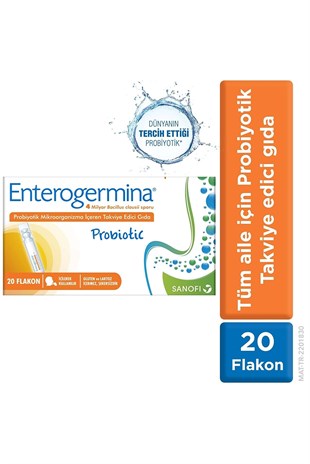 ENTEROGERMİNA Yetişkin  Probiotic 20 Flakon