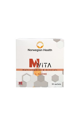 NORWEGIAN HEALTH Mvita - L-serin, Multivitamin Ve Mineraller 30 Saşe