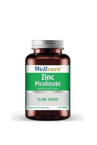 Wellcare Çinko Pikolinat 15 mg 60 Tablet