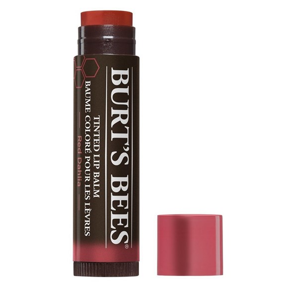 BURT'S BEES Tinted Lip Balm Red Dahlia - Dudak Bakım Kremi Vişne Aromalı