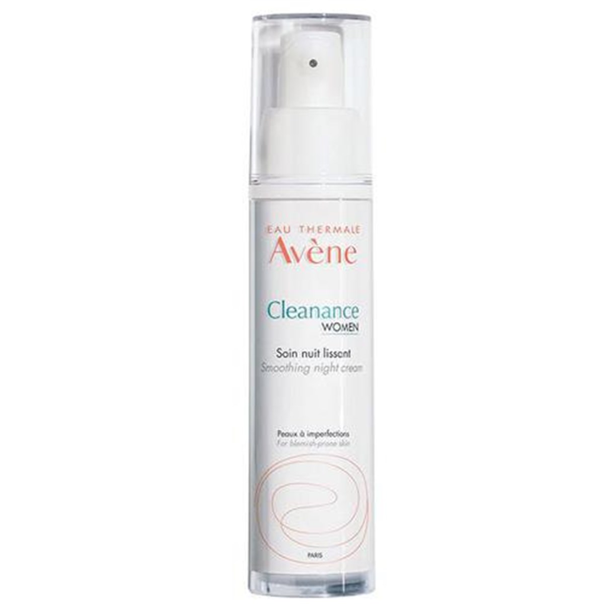 AVENE Cleanance Women Soin Nuit Lissant Reduit Marques Imperfectıons 30 Ml