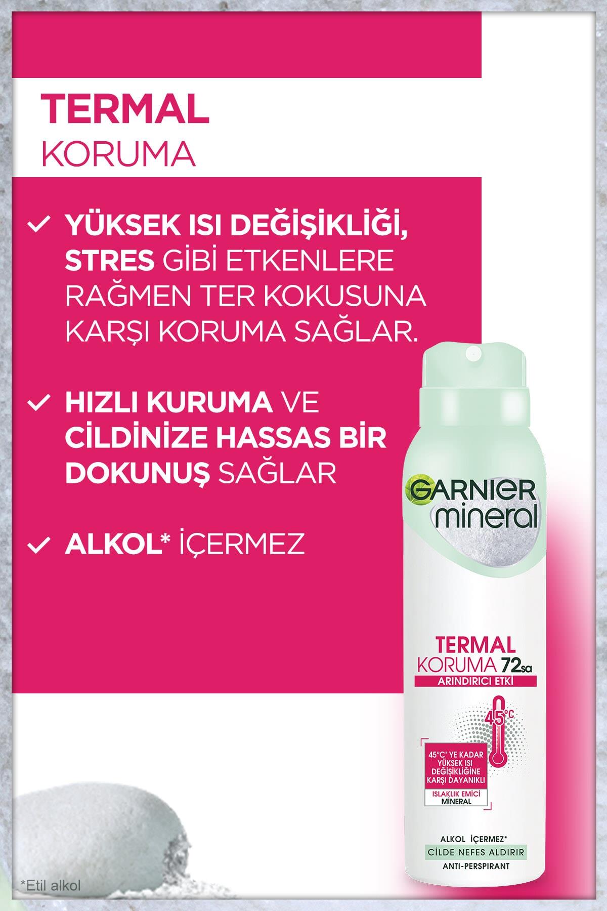 GARNIER Anti Perspirant Kadın Deodorant Termal Koruma 150 Ml