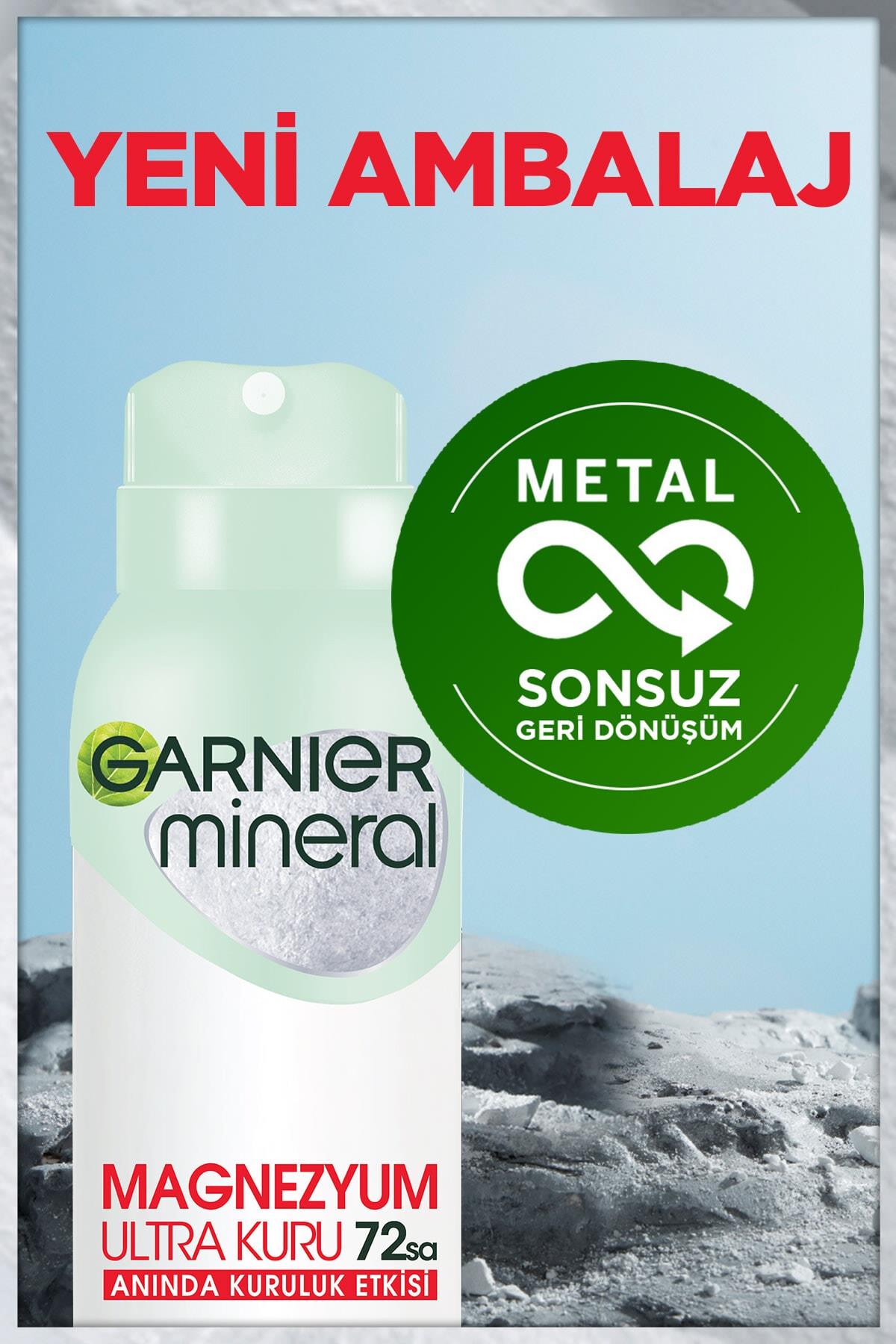 GARNIER Magnezyum Ultra Kuru Deodorant Sprey 150 ml
