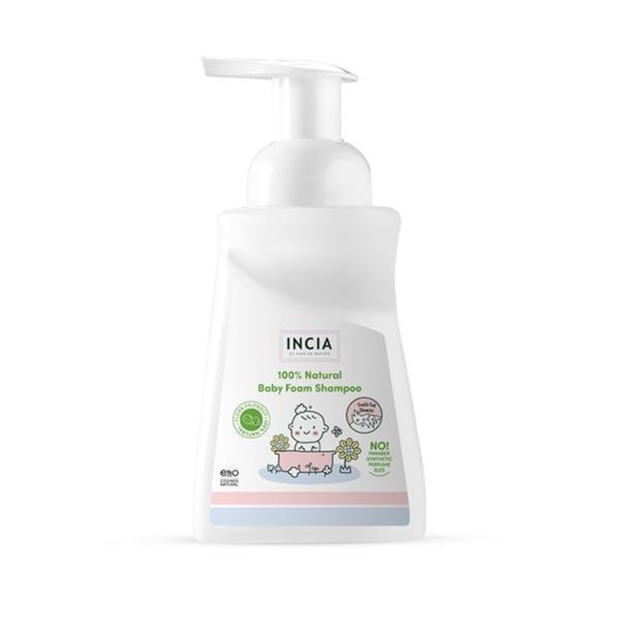 INCIA %100 Doğal Bebek Köpük Şampuanı 200 ml | Farma Ucuz