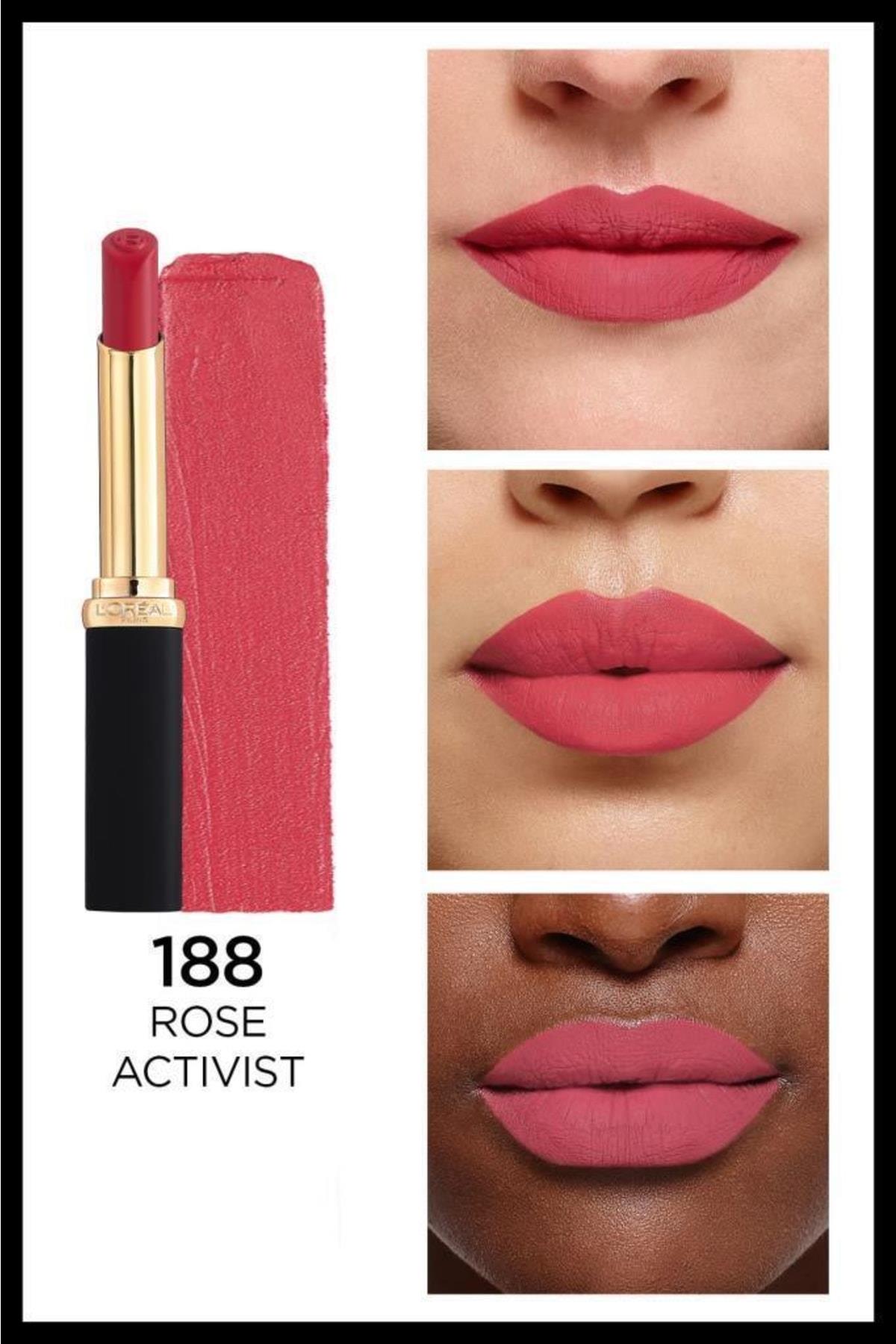 L'OREAL PARIS Color Riche Intense Volume Matte lipstick - 188 Rose Activist