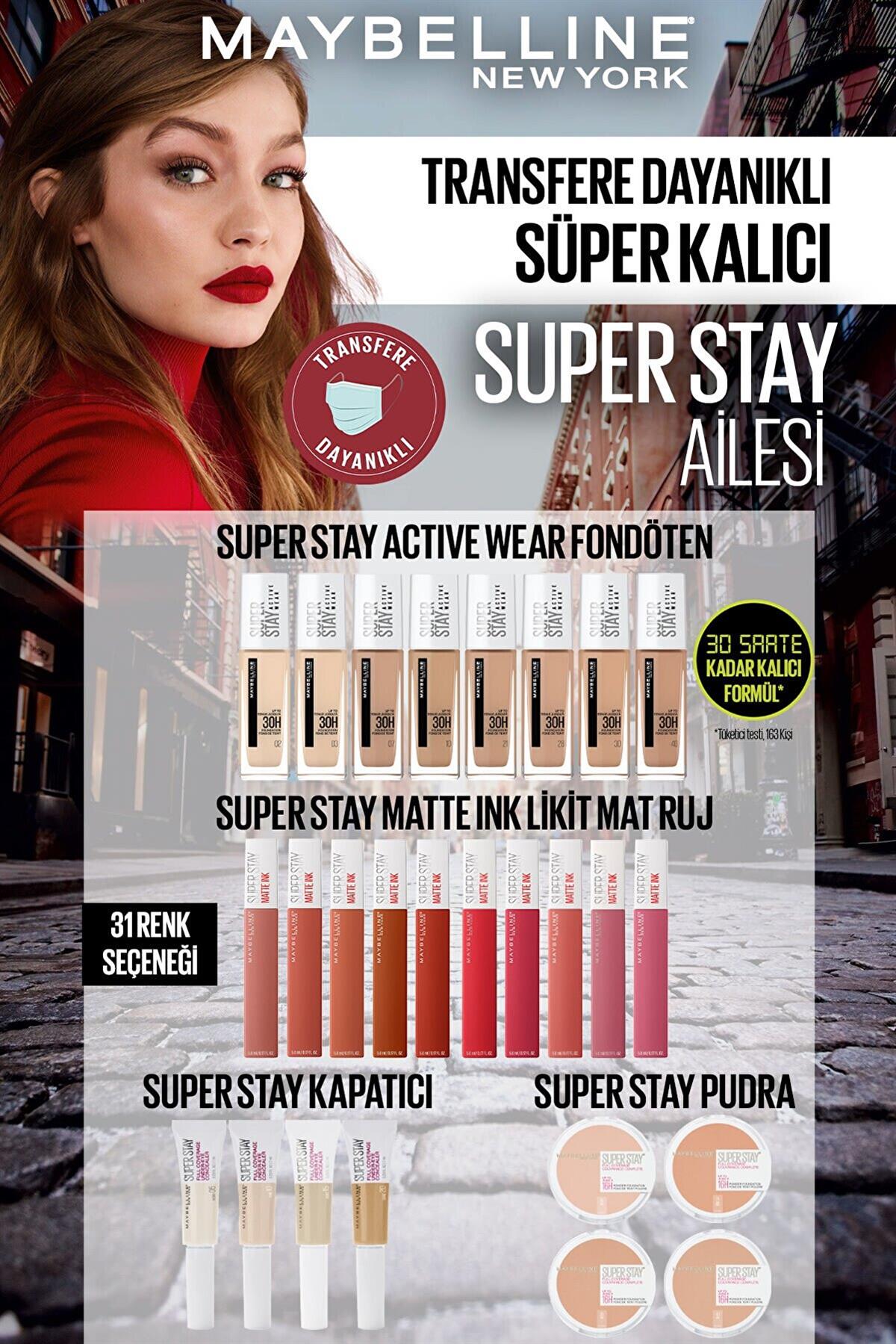 MAYBELLINE NEW YORK Super Stay Matte Ink City Edition Likit Mat Ruj - 135