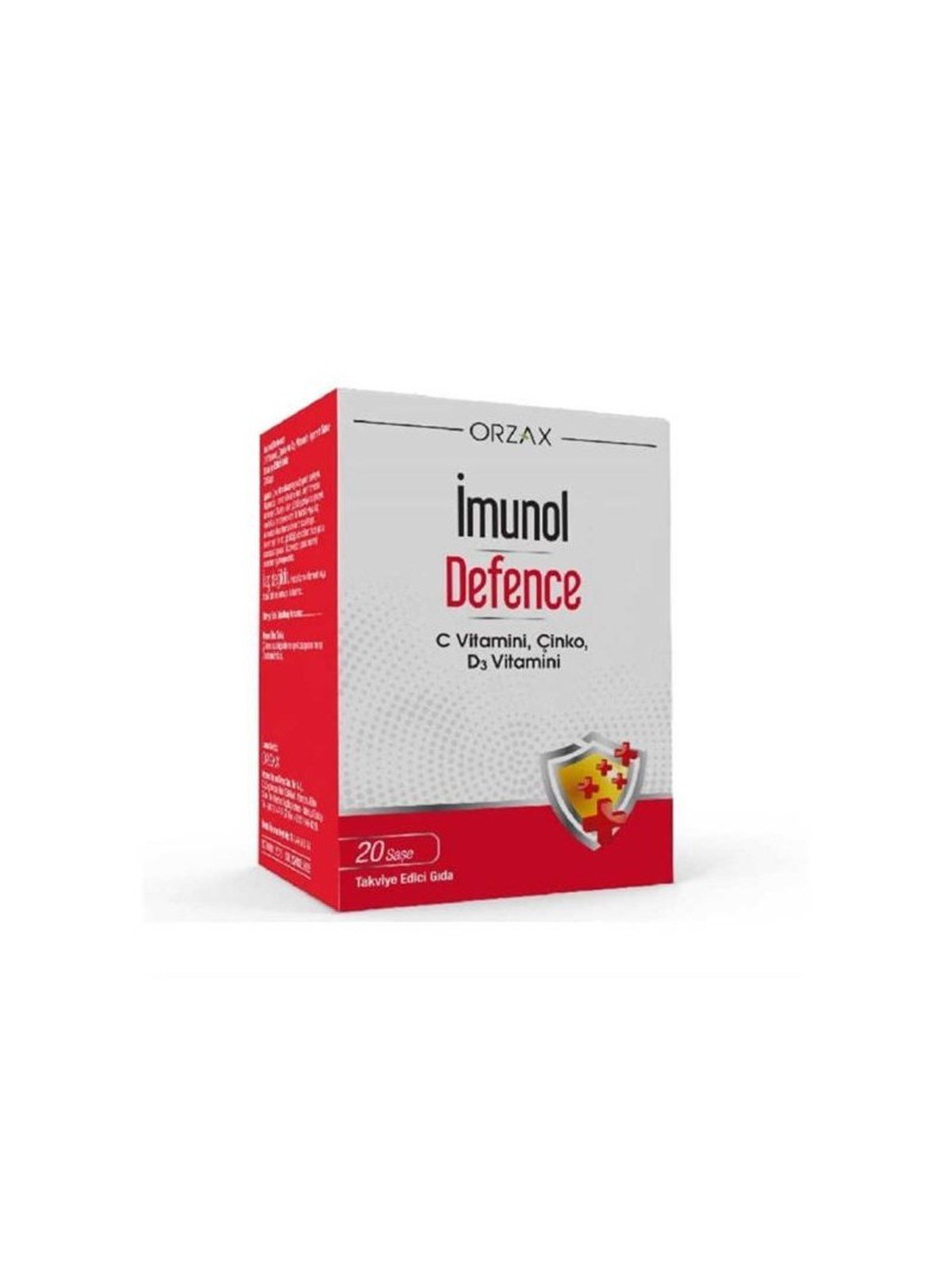 ORZAX İmunol Defence C Vitamini Çinko 20 Şase | Farma Ucuz