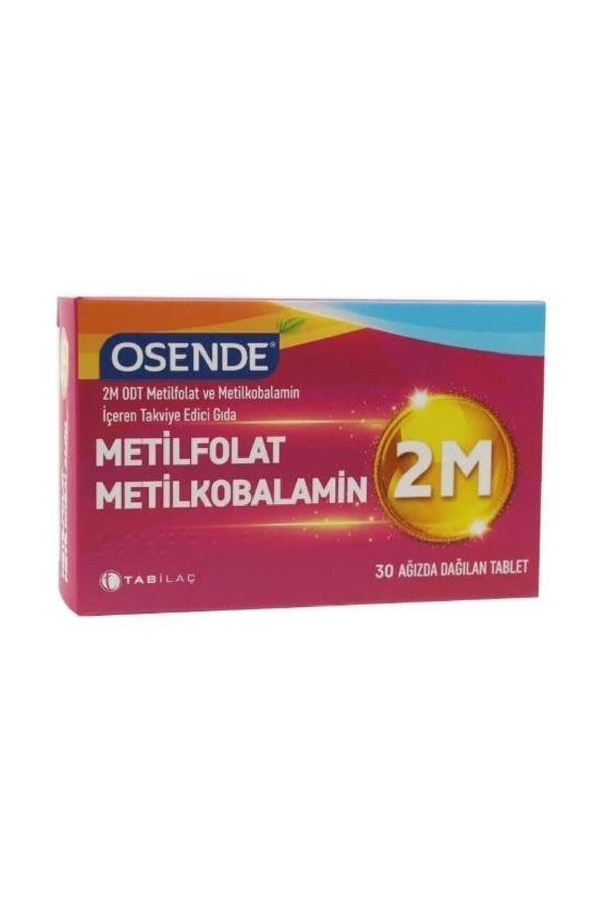 OSENDE 2M Metilkobalamin B12+Metilfolat Folik Asit 30 Tablet | Farma Ucuz