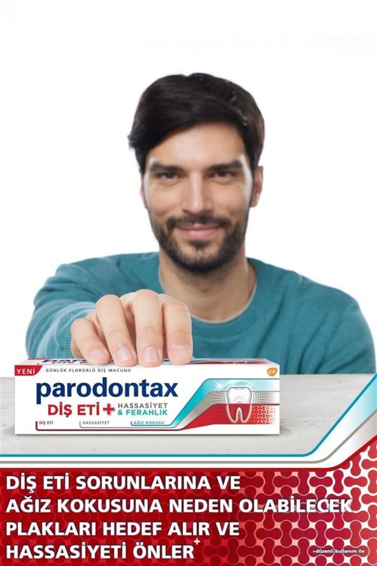 PARODONTAX Diş Macunu Diş Eti + Hassasiyet + Ferahlık + Beyazlatıcı 75ml |  Farma Ucuz