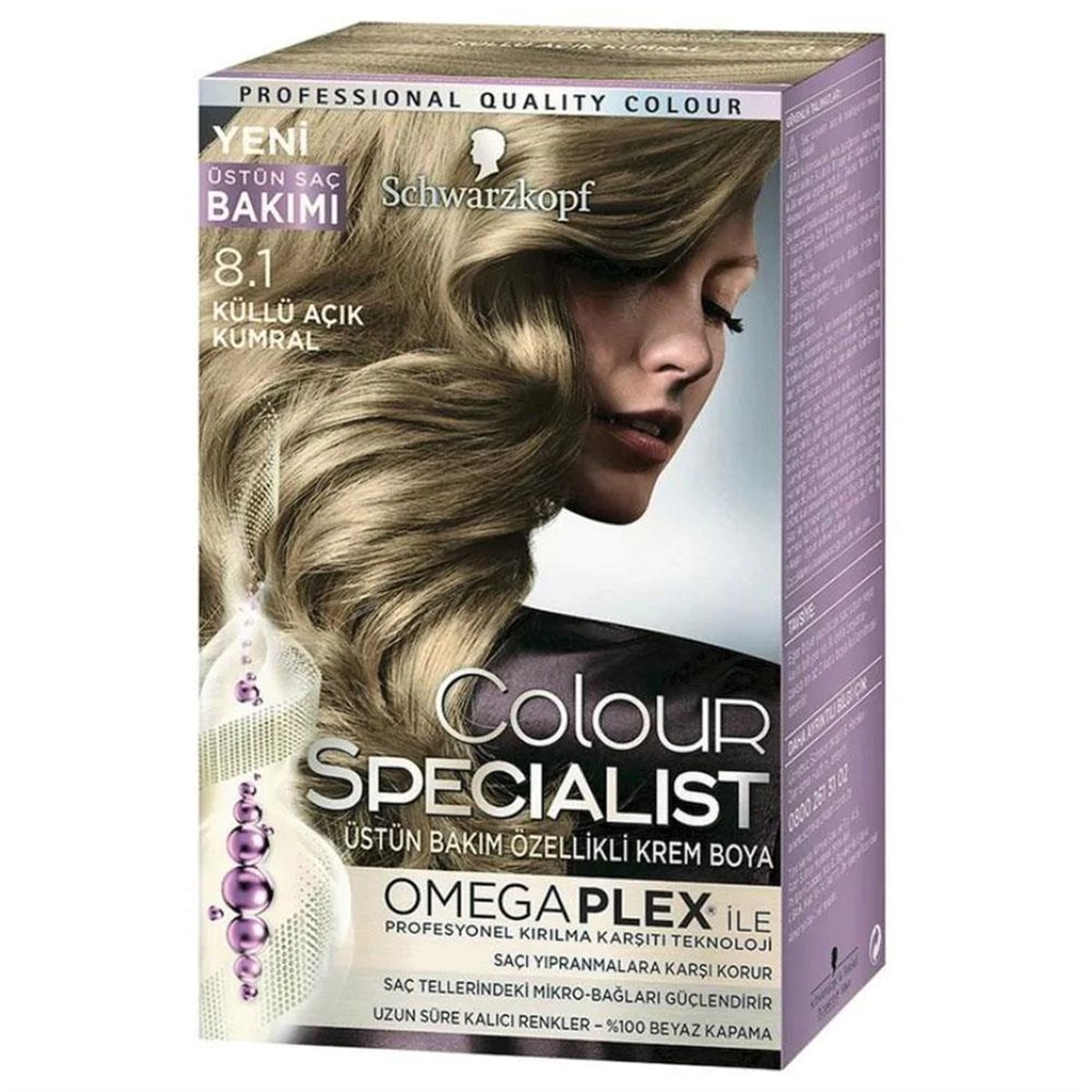 Schwarzkopf Colour Specialist Saç Boyası 8 1 Küllü Açık Kumral | Farma Ucuz
