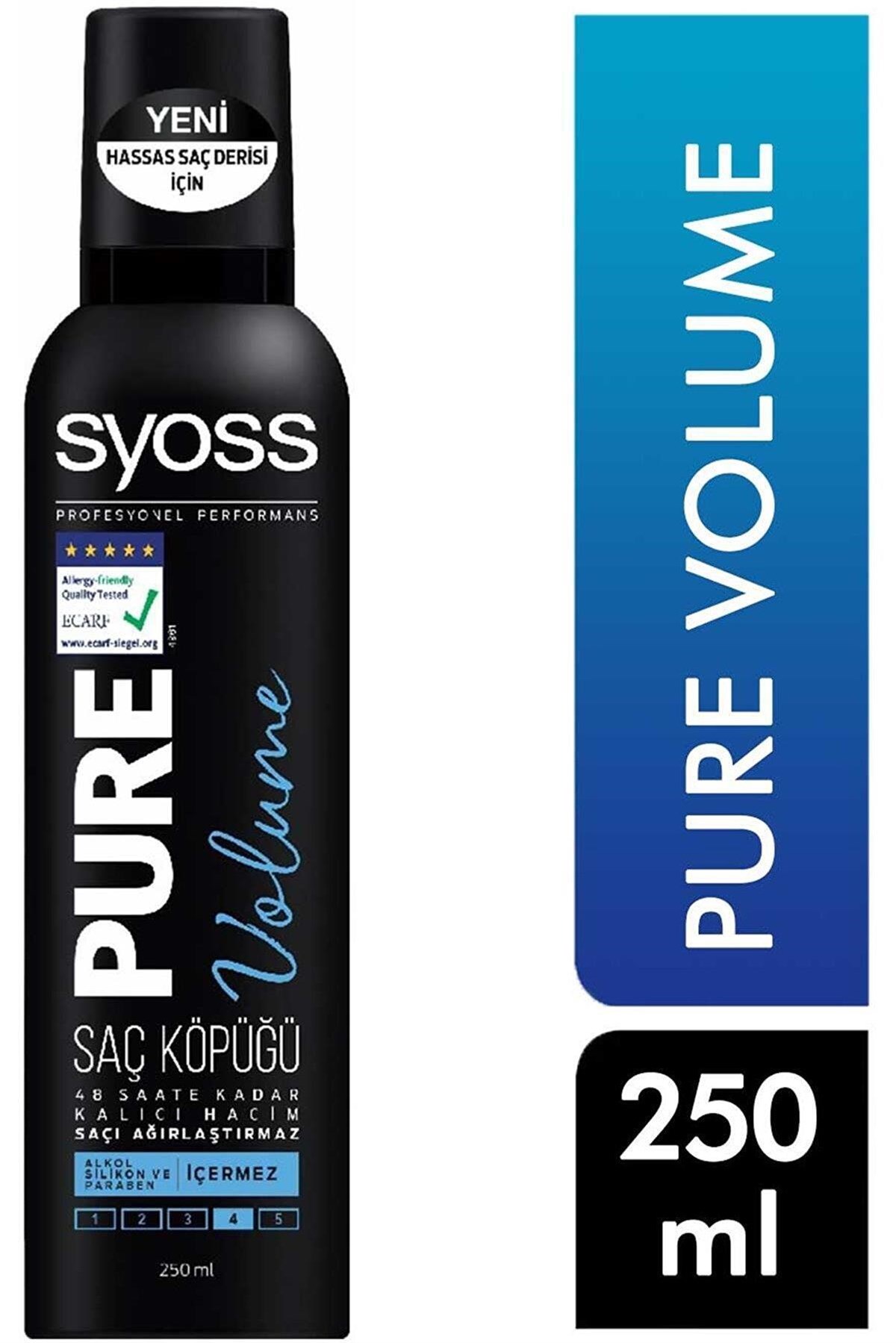 Syoss Saç Şekillendirici Köpük 250 ml Pure Volume | Farma Ucuz