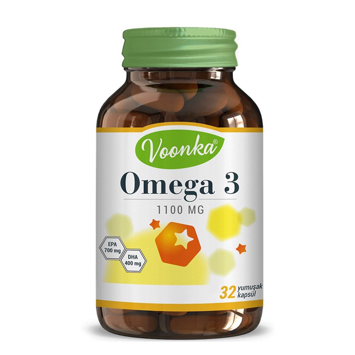 VOONKA Omega 3 1100mg Yumuşak Kapsül 32 Adet Farma Ucuz
