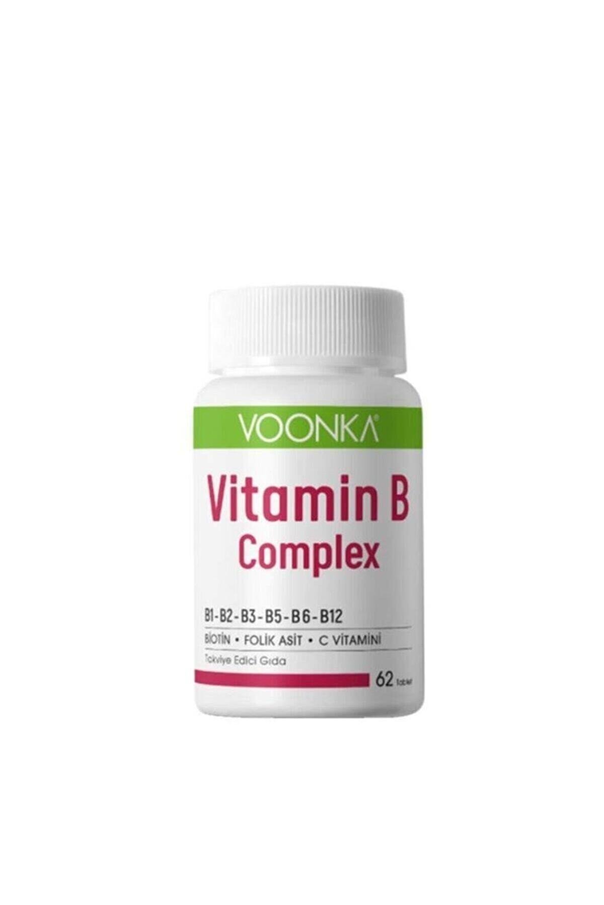 VOONKA Vitamin B Complex 62 Tablet | Farma Ucuz