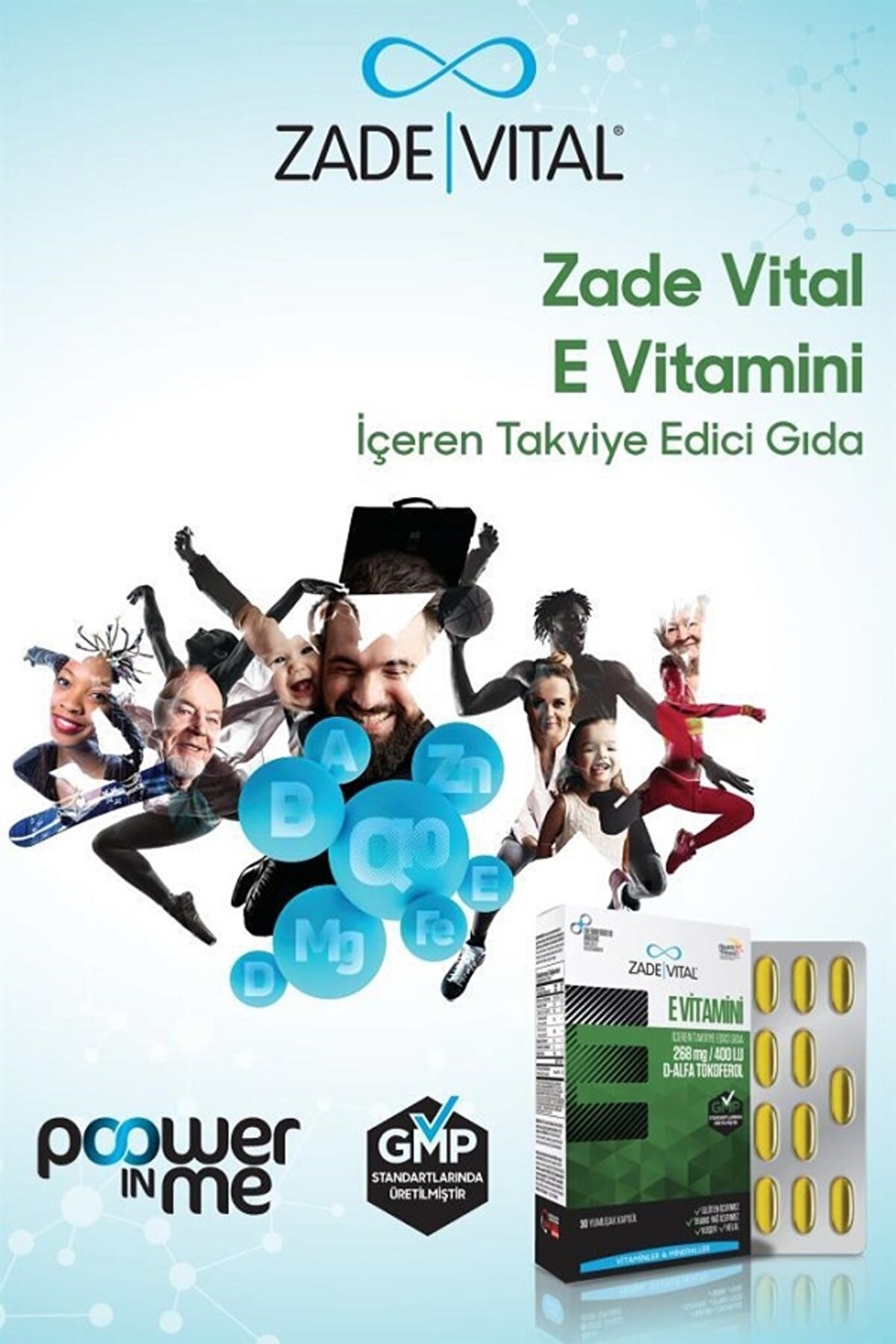 ZADE VITAL E Vitamini 30 Kapsül | Farma Ucuz
