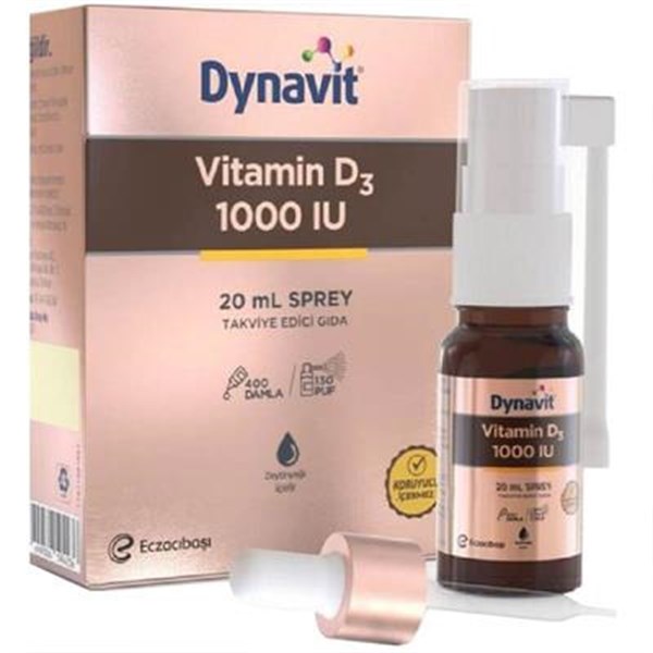 DYNAVIT Vitamin D3 1000IU Sprey 20 ml