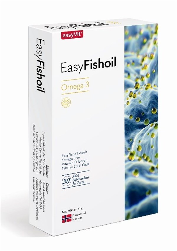 EasyFishOil Omega 3 Yetişkin 30 Çiğnenebilir Jel Form