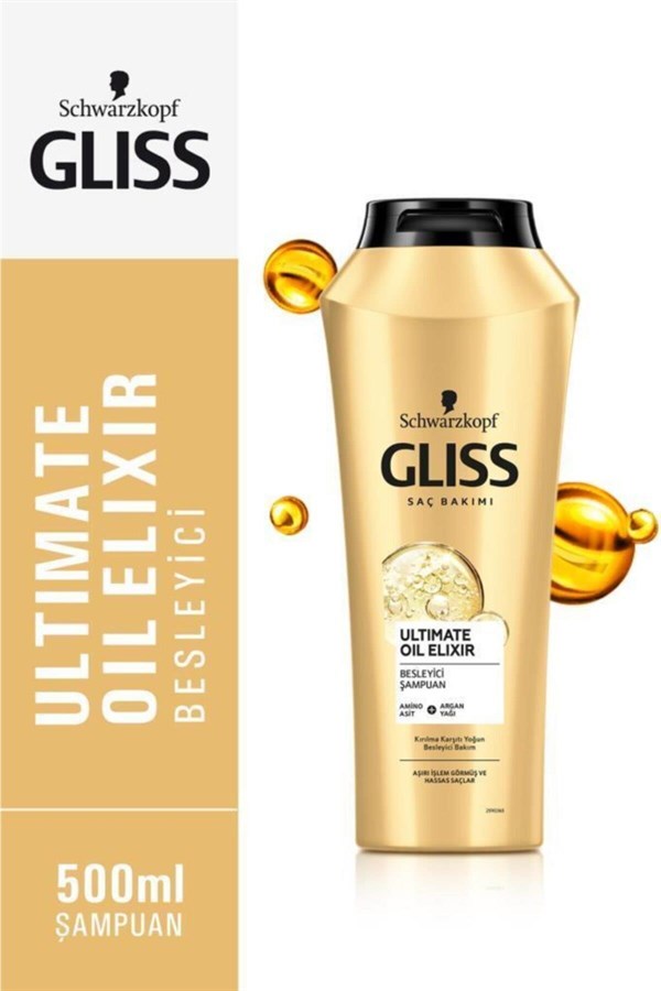 Gliss Şampuan Ultimate Oli Elixir 500 Ml