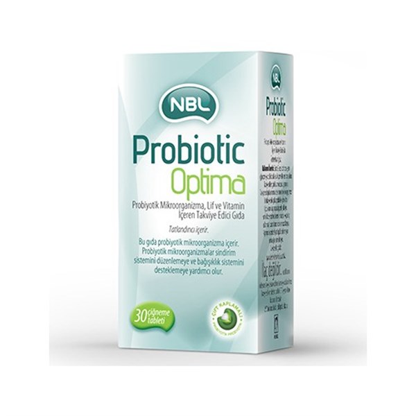 NBL Probiyotik Probiotic Optima 30 Çiğneme Tableti