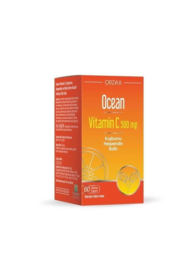 OCEAN Vitamin C 500 mg 60 Kapsül