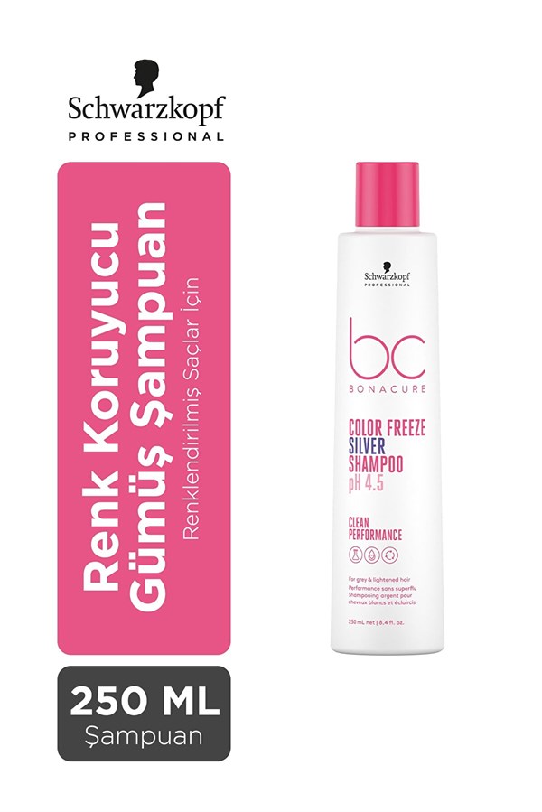 SCHWARZKOPF BC Bonacure Color Freeze Silver Shampoo pH 4.5 - 250 ml