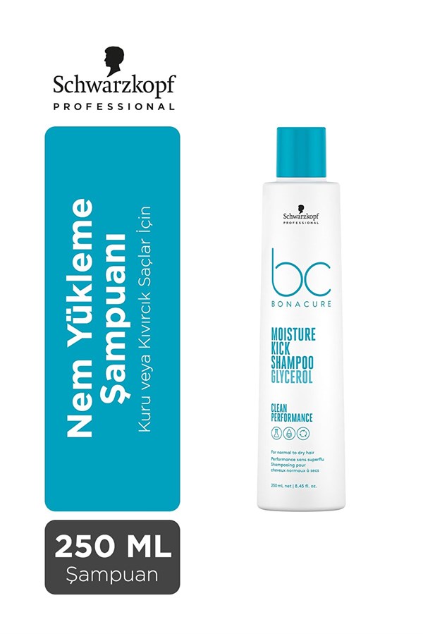 SCHWARZKOPF BC Bonacure Moisture Kick Shampoo 250ml