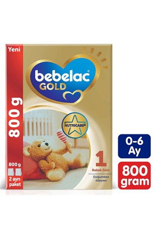 BEBELAC Gold 1 Numara Bebek Sütü Doğumdan İhtibaren 800gr