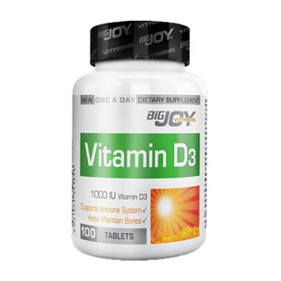 Bigjoy Vitamins Vitamin D3 1000IU 100 Tablets