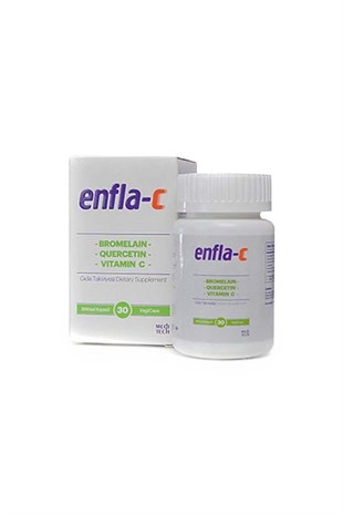 ENFLA C Takviye Edici Gıda 30 Bitkisel Kapsül
