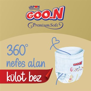 GOON Premium Soft Külot Bebek Bezi Beden:5 (12-17Kg) Junior 58 Adet Fırsat Paket