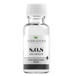 HERBADERM S O S S Siyah Nokta Karşıtı Serum 20 ml