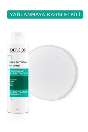 VICHY Dercos Oil Control Yağlanma Karşıtı Şampuan 200 ml 