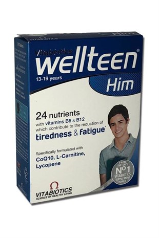 Vitabiotics Wellteen Him 13-19 yaş 30 Tablets