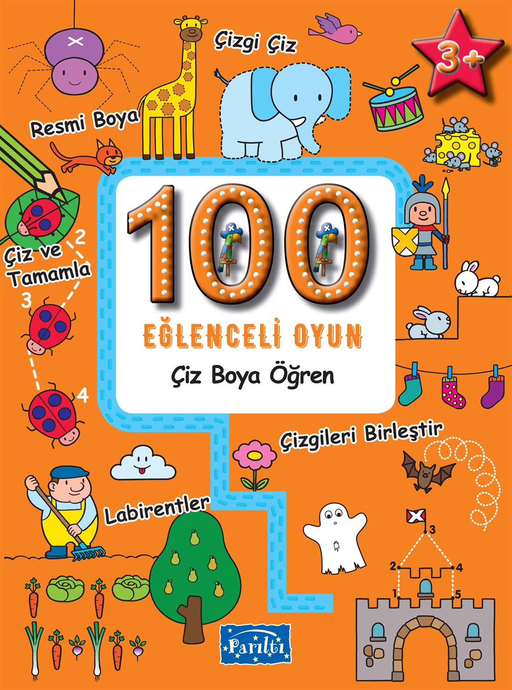 100 Eğlenceli Oyun - Çiz Boya Öğren