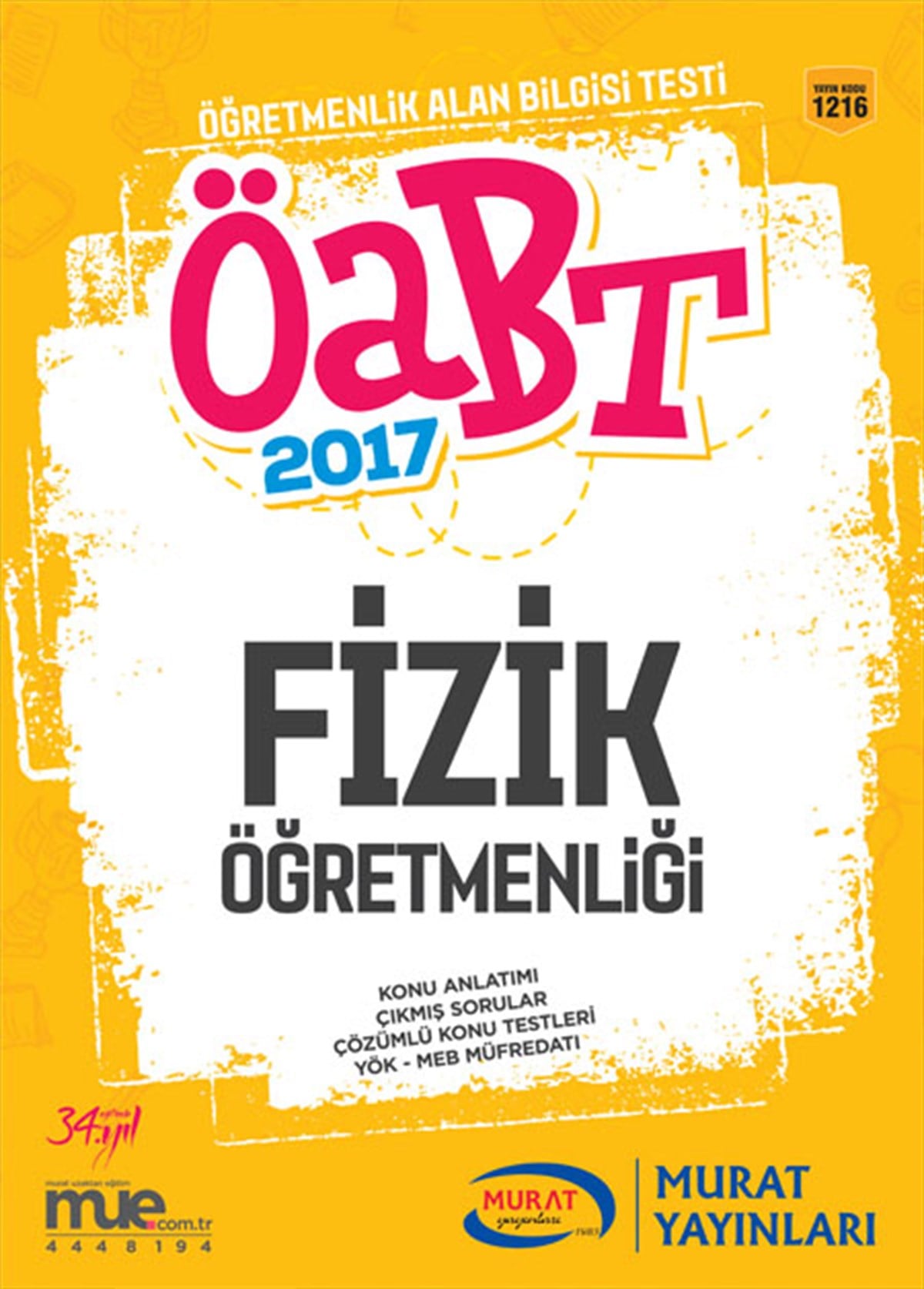 1216 - ÖABT Fizik Öğretmenliği