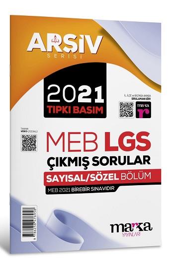 2021 LGS 8. Sınıf ARŞİV Serisi Tıpkı Basım Çıkmış Sorular Tamamı Video Çözümlü