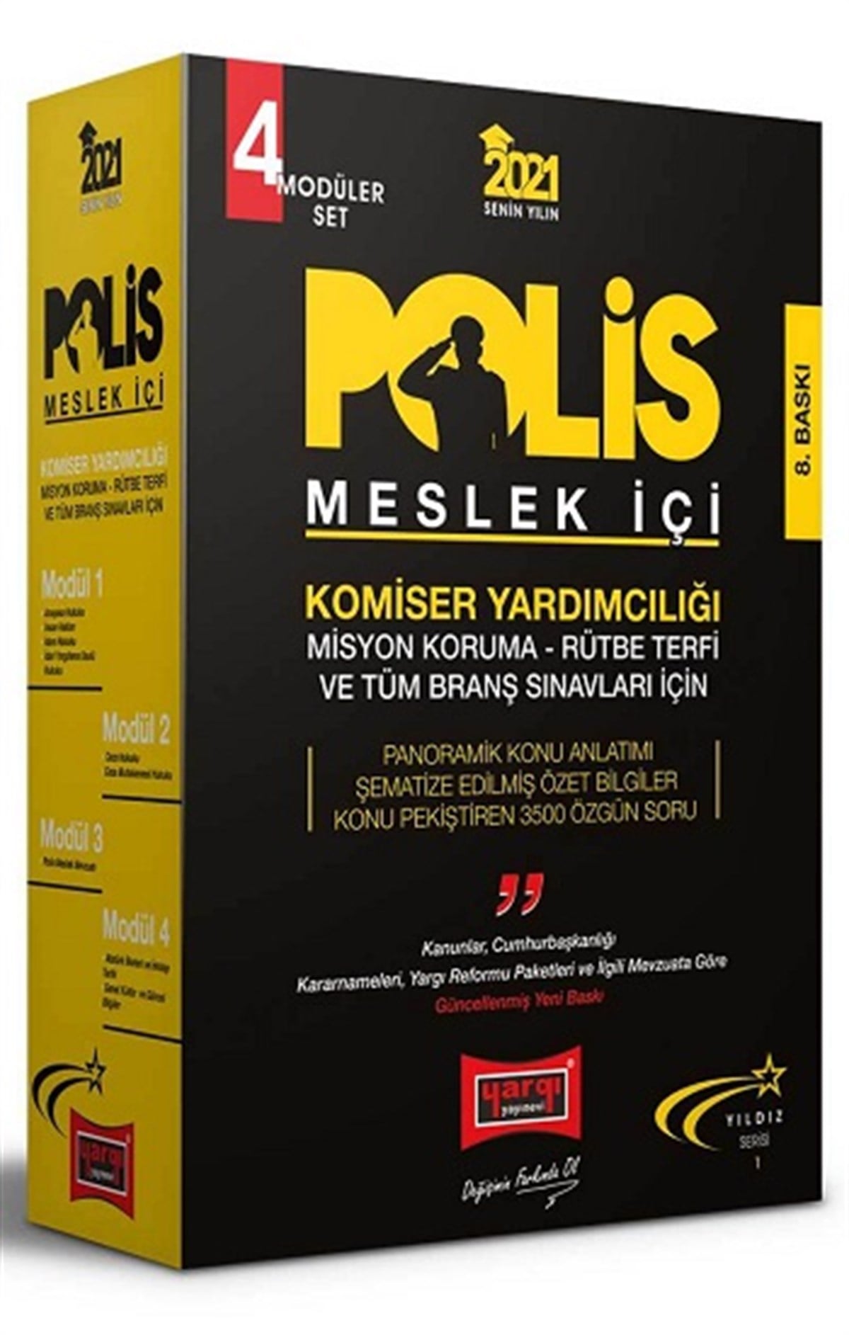 2021 Polis Meslek İçi Sınavlarına Hazırlık Konu Anlatımlı Modüler Set 8. Baskı