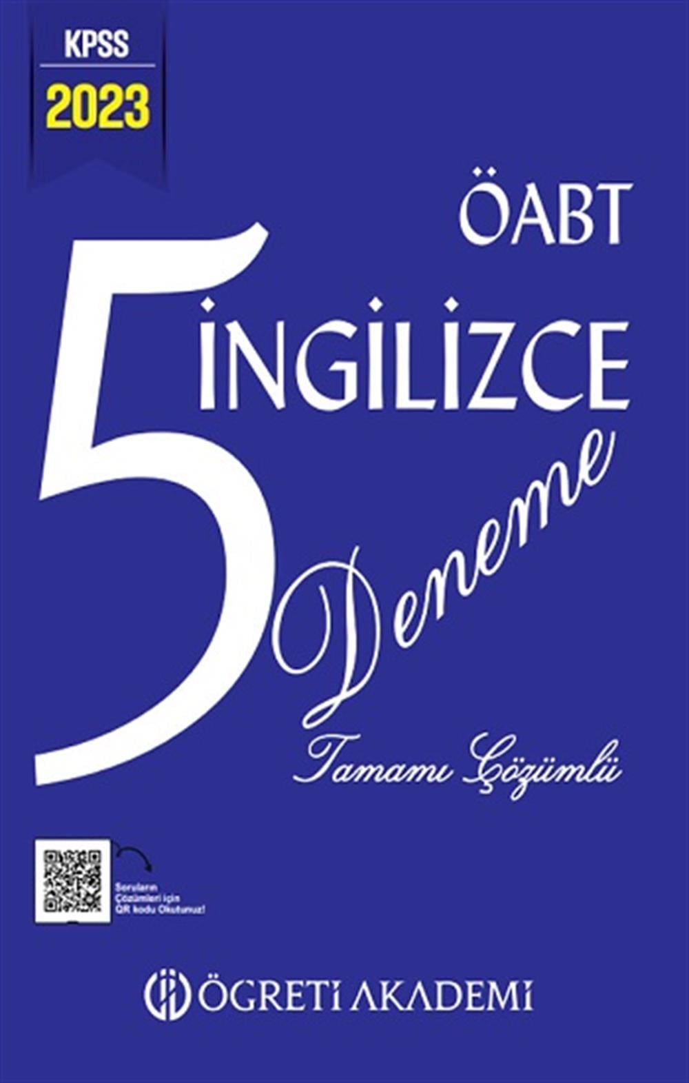 2023 KPSS ÖABT İngilizce 5 Deneme