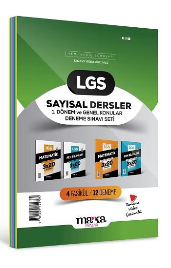 2024 LGS Sayısal Dersler 1. Dönem ve Genel Konular Deneme Sınavı Seti 4 Fasikül 12 Deneme