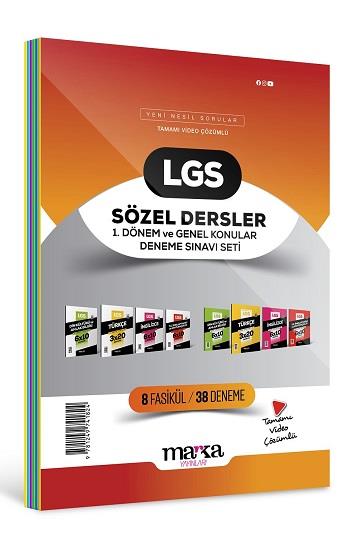 2024 LGS Sözel Dersler 1. Dönem ve Genel Konular Deneme Sınavı Seti 8 Fasikül 38 Deneme