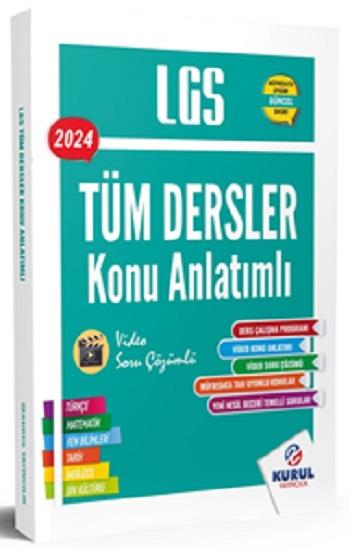 2024 LGS Tüm Dersler Tek Kitap Konu Anlatımlı
