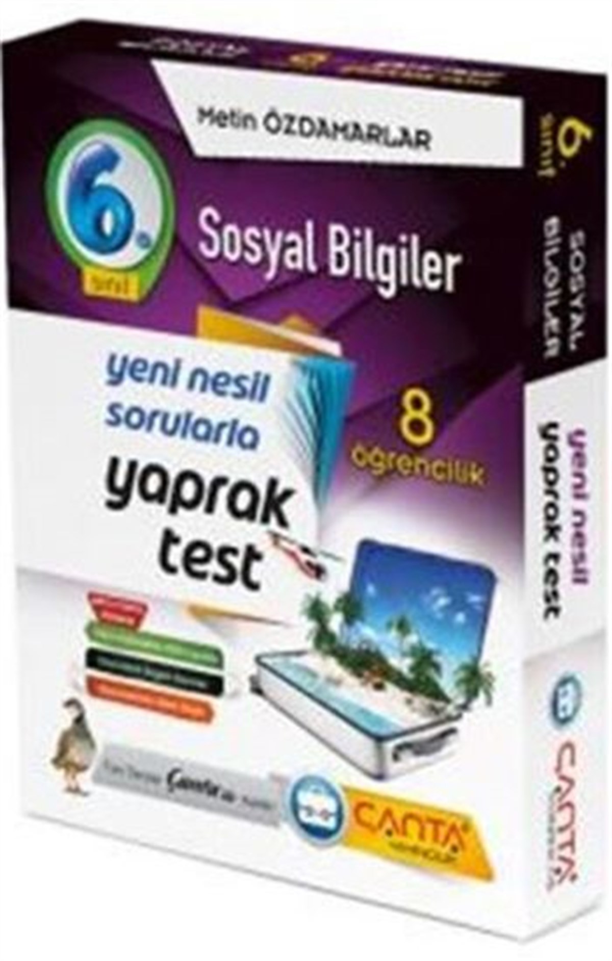 6. Sınıf Sosyal Bilgiler 8 Öğrencilik Kutu Yaprak Test