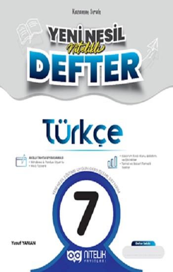 7. Sınıf Türkçe Yeni Nesil Nitelikli Defter