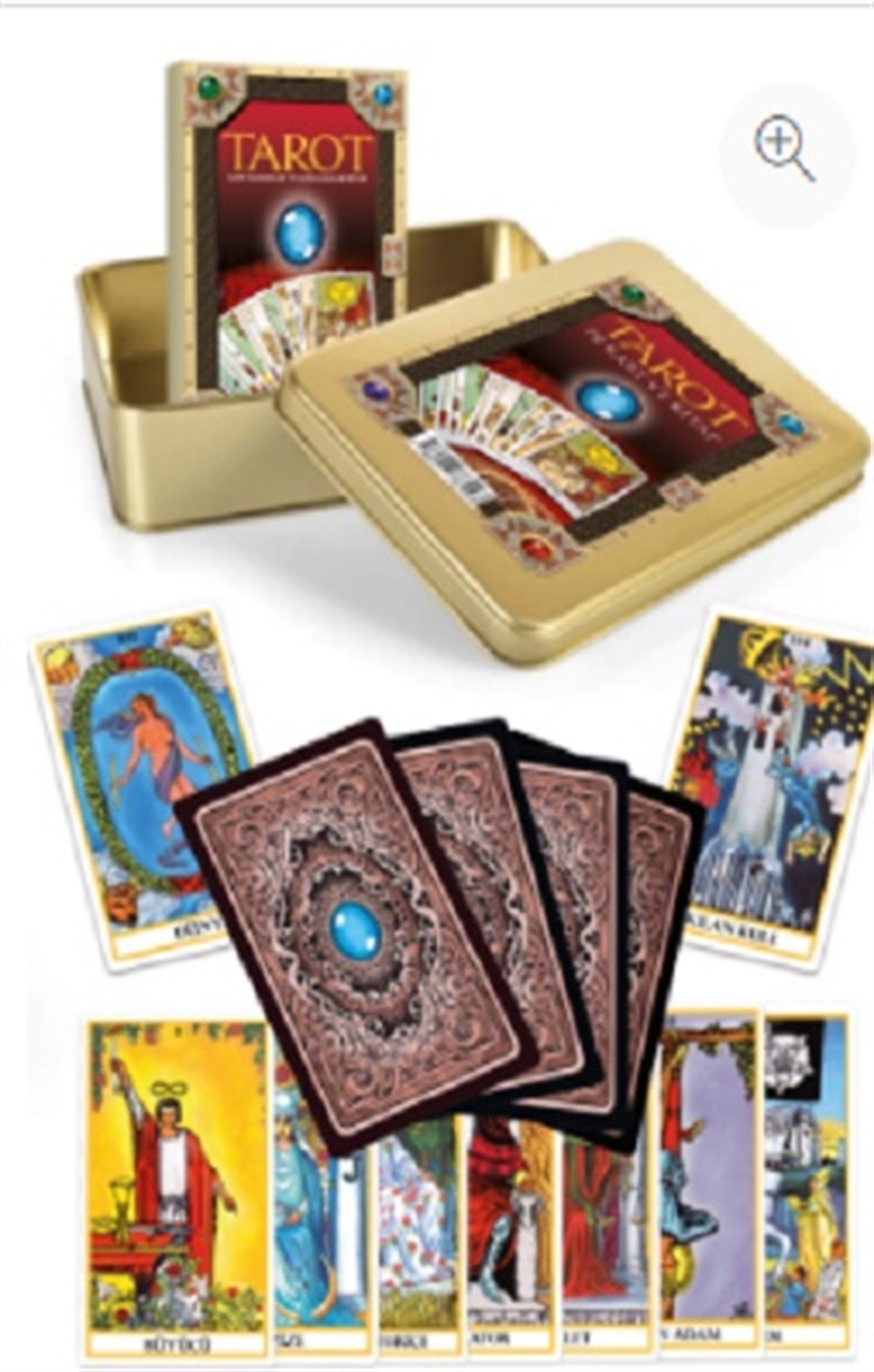 78 Tarot Kartı Ve Yorum Kitabı  - Yenilenmiş Tarot Destesi